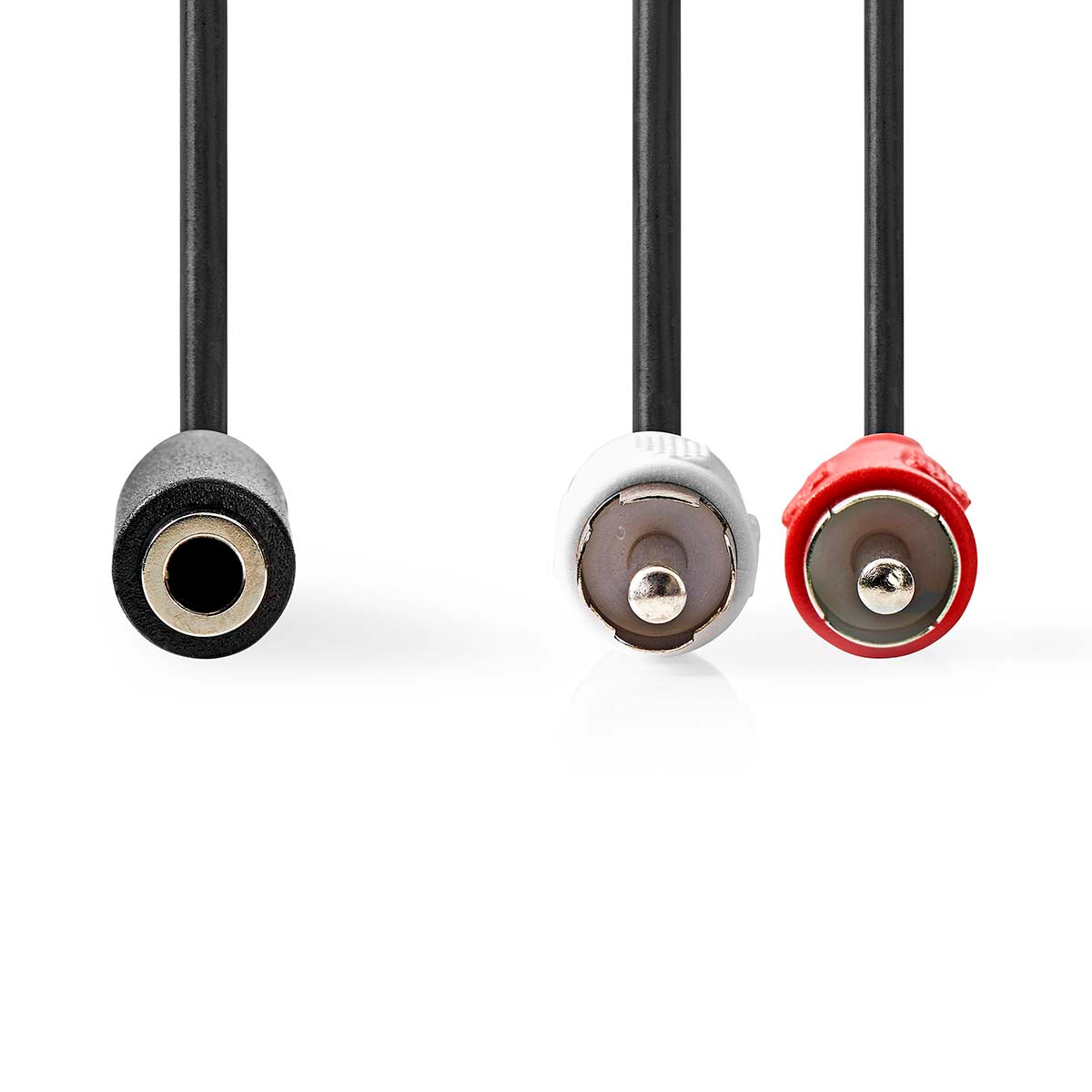 Adapterkabel 3,5mm Buchse - 2x Cinchstecker 0,2m - MediaKabel