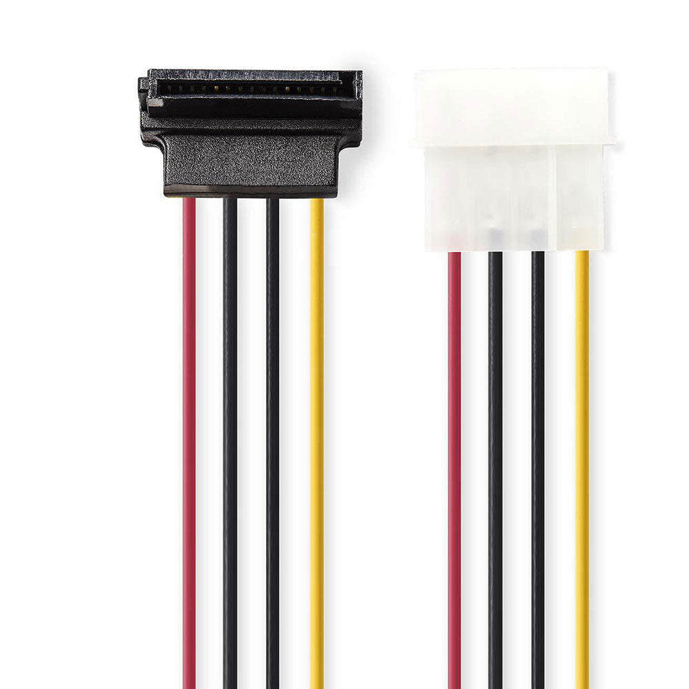 Adapterkabel Molex-Stecker - SATA-Buchse 15cm - MediaKabel