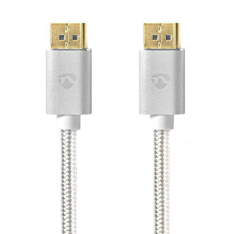 DisplayPort 1.4 Kabel Stecker - Stecker 8K UHD Aluminium 2m - MediaKabel