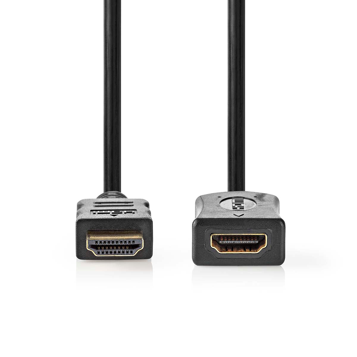 HDMI Verlängerung Stecker - Buchse 4k schwarz - MediaKabel