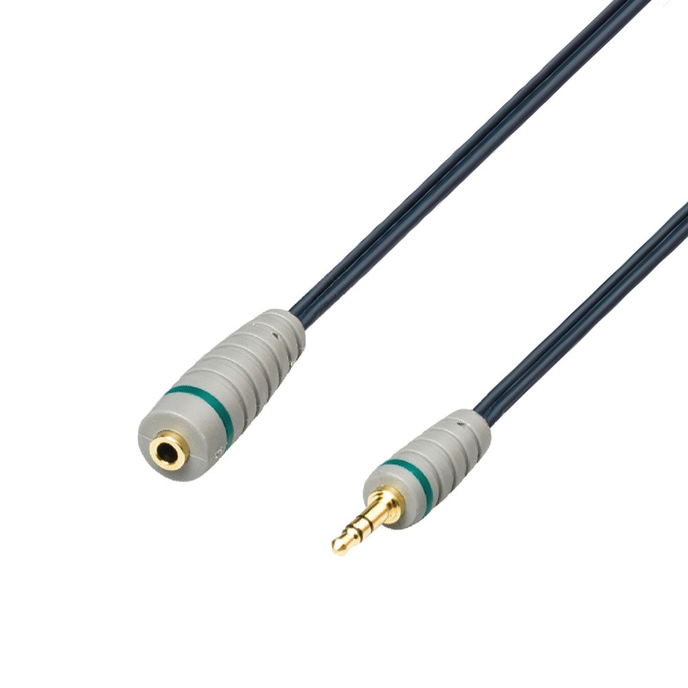 Klinkenkabel 3,5mm Stecker - Buchse Verlängerung - MediaKabel