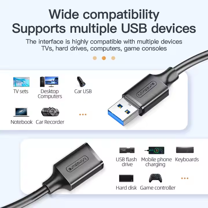 USB 3.2 Verlängerung Stecker A - Buchse A 5 Gbps