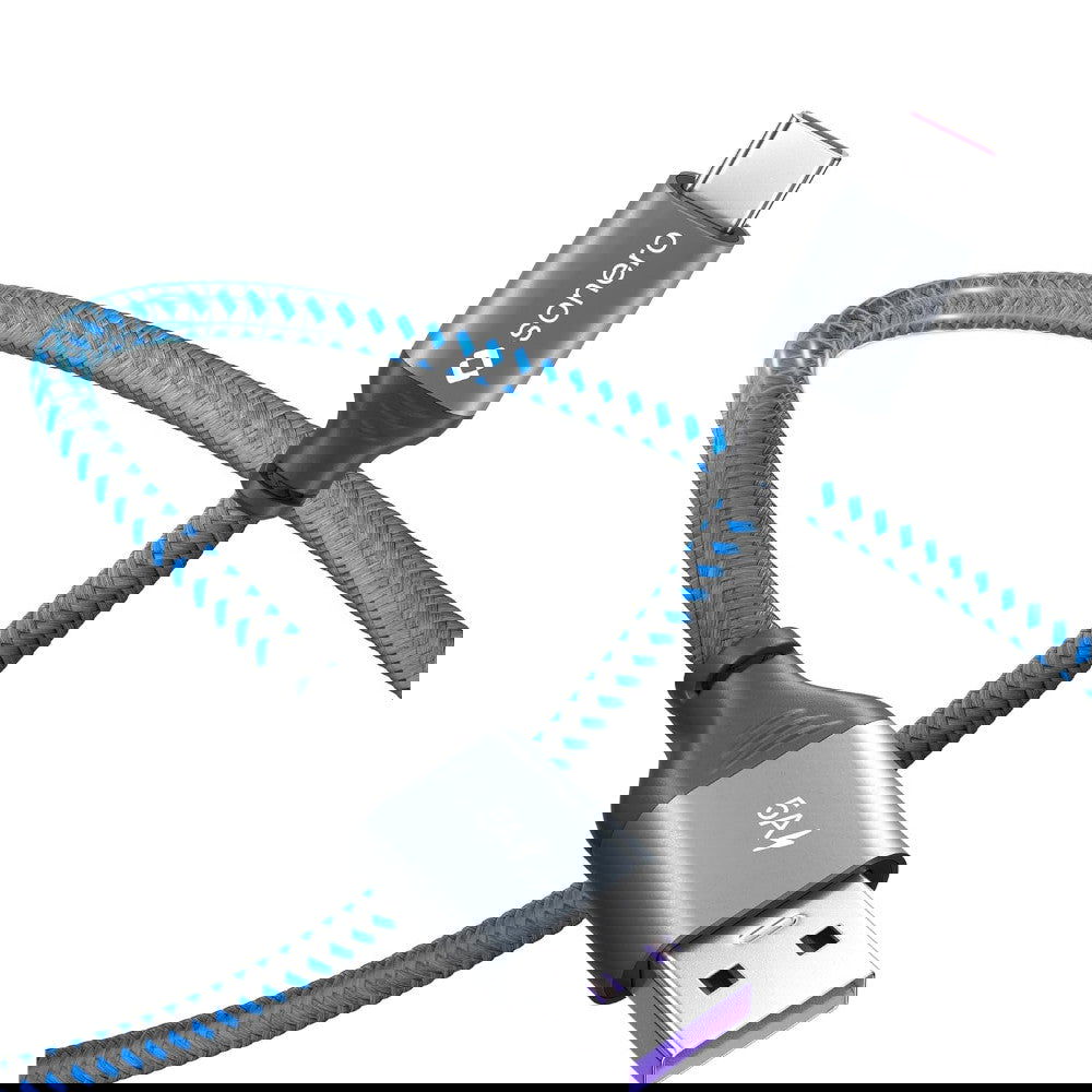 Premium USB 2.0 Kabel Stecker A - Stecker C 25W Aluminium - MediaKabel