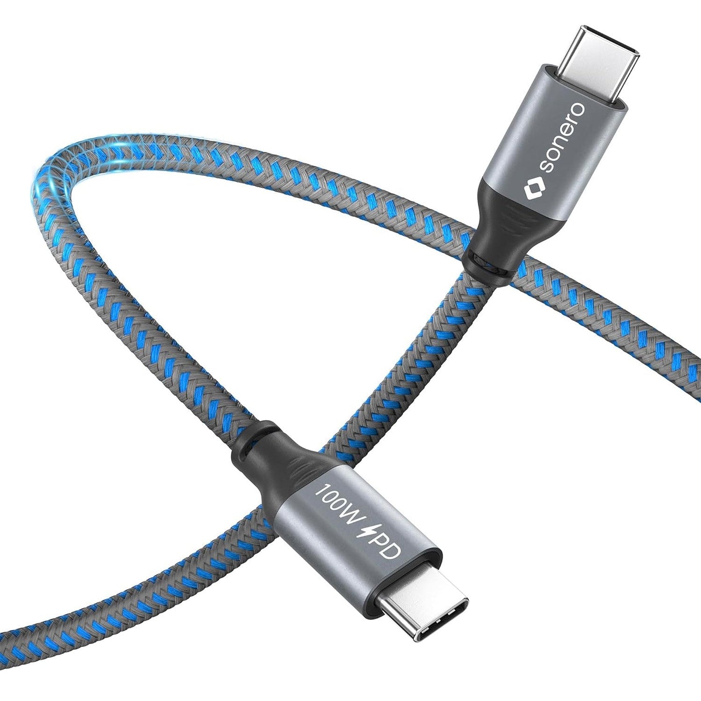 Premium USB 2.0 Kabel Stecker C - Stecker C 100W Aluminium - MediaKabel