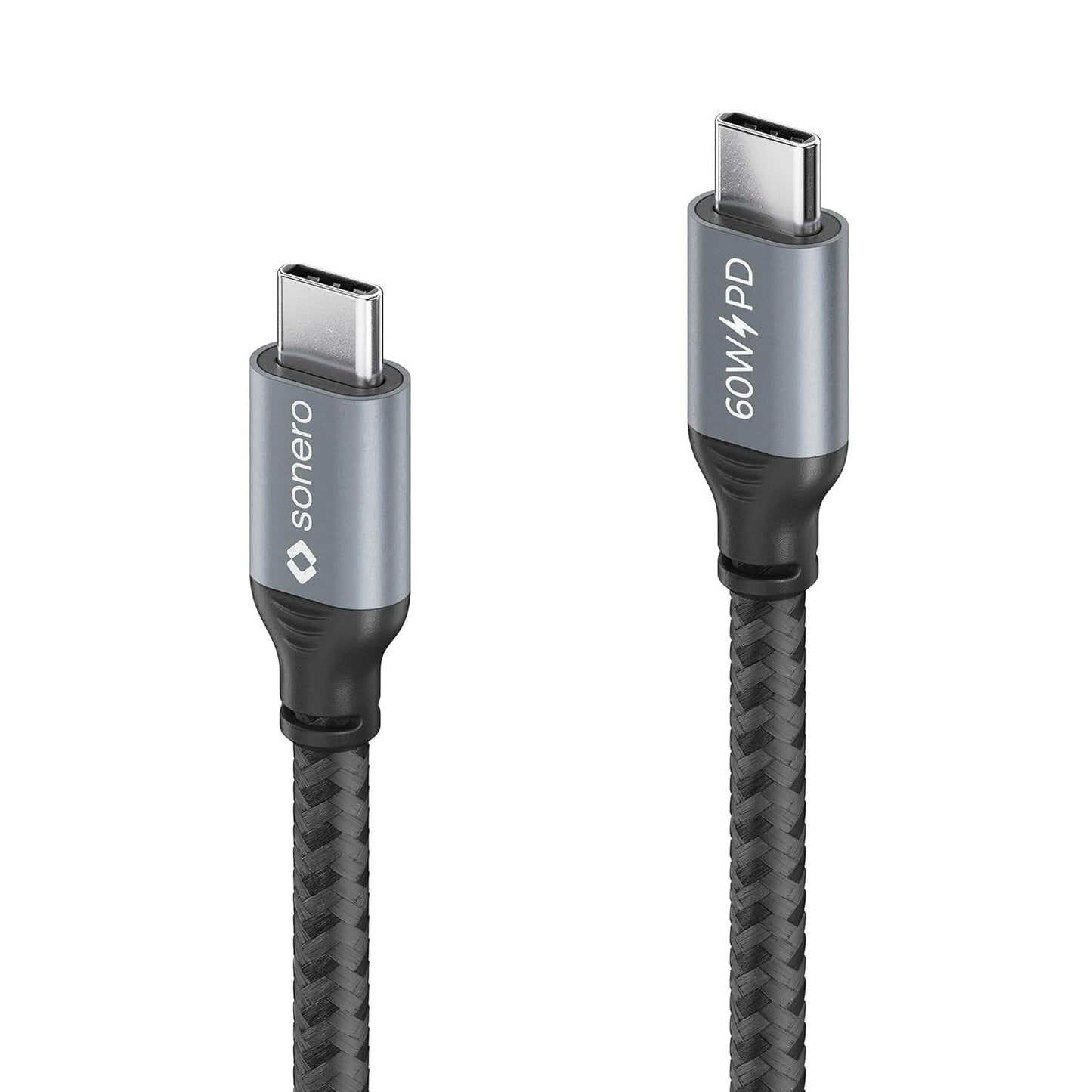 Premium USB 2.0 Kabel Stecker C - Stecker C 60W Aluminium - MediaKabel