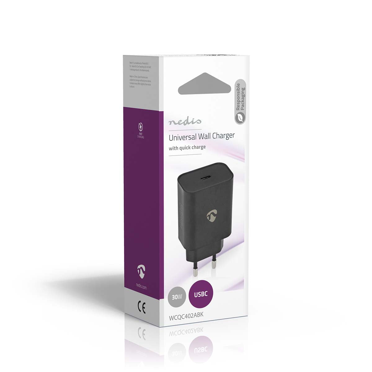 USB Ladegerät 32W USB-C schwarz - MediaKabel