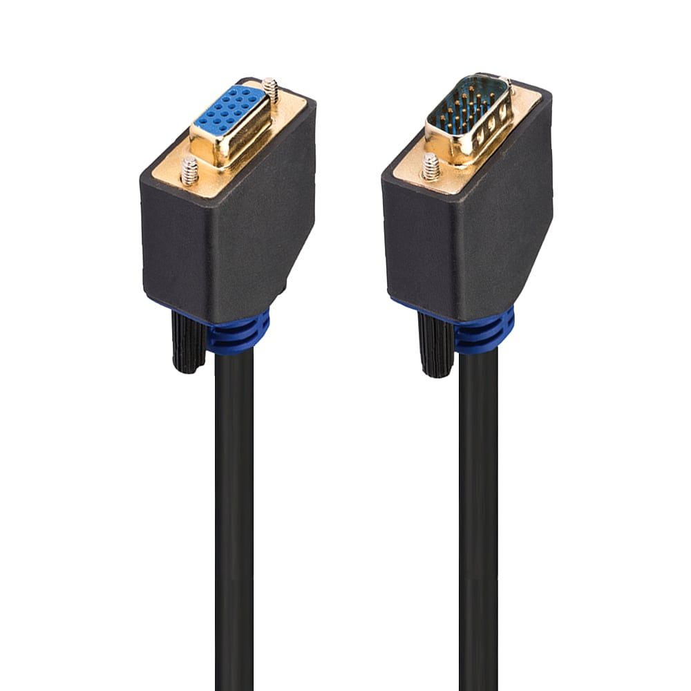 VGA-Kabel 15-polig Stecker - Buchse Verlängerung 2m - MediaKabel