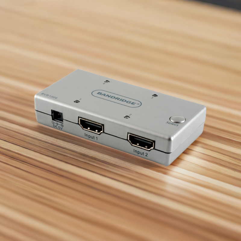 Adapter HDMI-Switch automatisch 4-Port silber