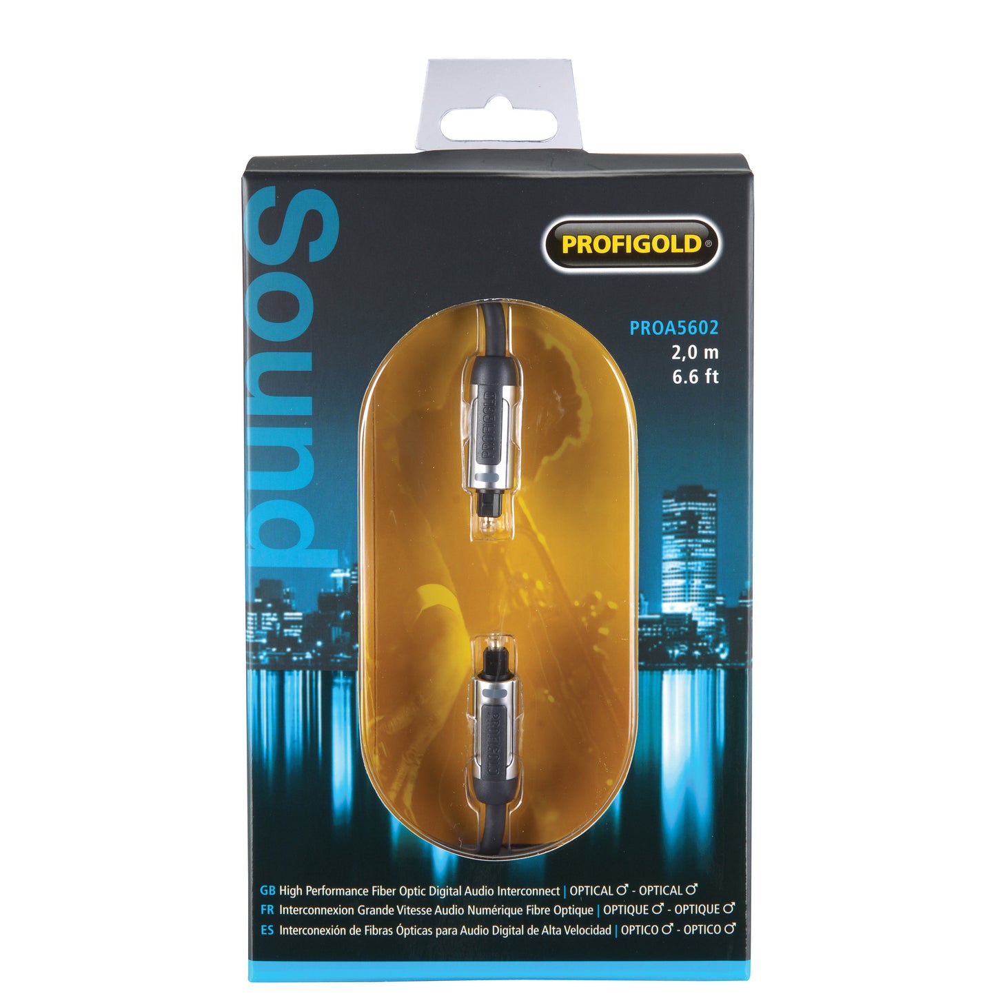 Audio Kabel, Toslink Kabel, Digital Audio, 2 Meter, Flexibel, Mediakabel