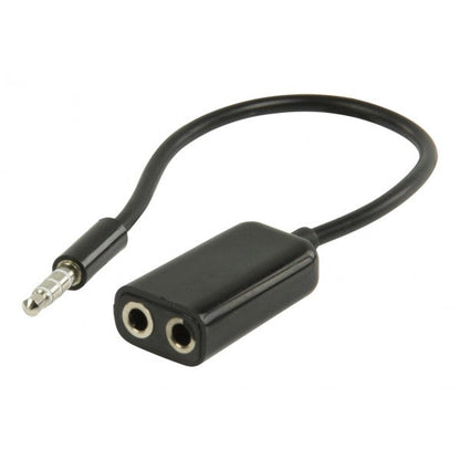 Adapter 3,5mm Klinkenstecker - 2x 3,5mm Klinkenbuchse - MediaKabel