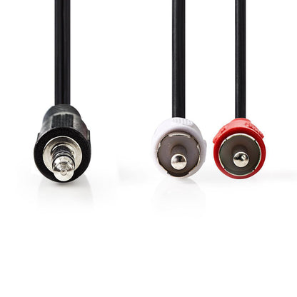 Adapterkabel 3,5mm Stecker - 2x Cinchstecker - MediaKabel