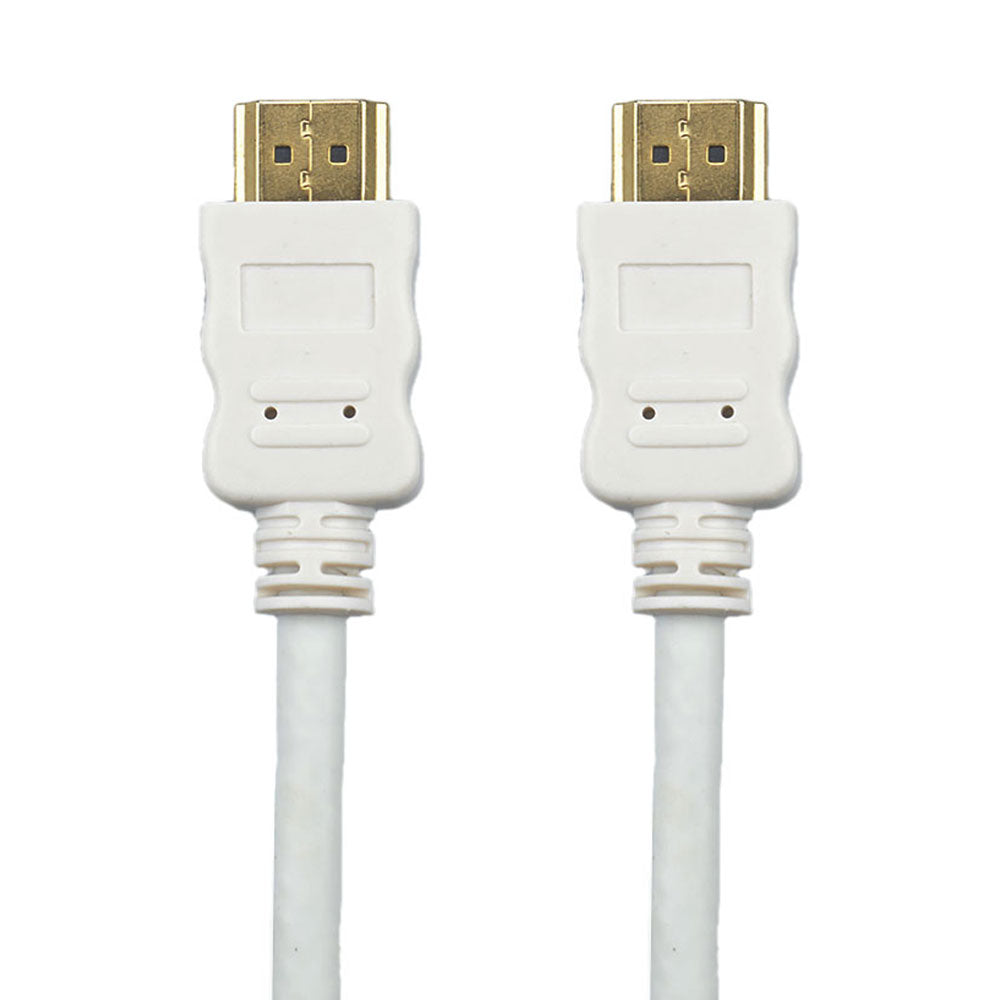 HDMI Kabel Stecker - Stecker 4K Weiß 0,5m - MediaKabel
