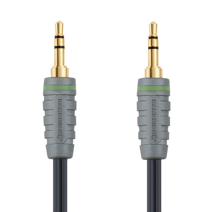 Klinkenkabel 3,5mm Stecker - Stecker 24K 0,5m - MediaKabel