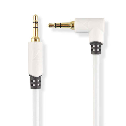 Klinkenkabel 3,5mm Stecker - Stecker gewinkelt 0,5m - MediaKabel