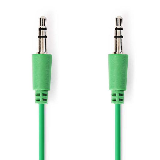 Klinkenkabel 3,5mm Stecker - Stecker grün 1m - MediaKabel