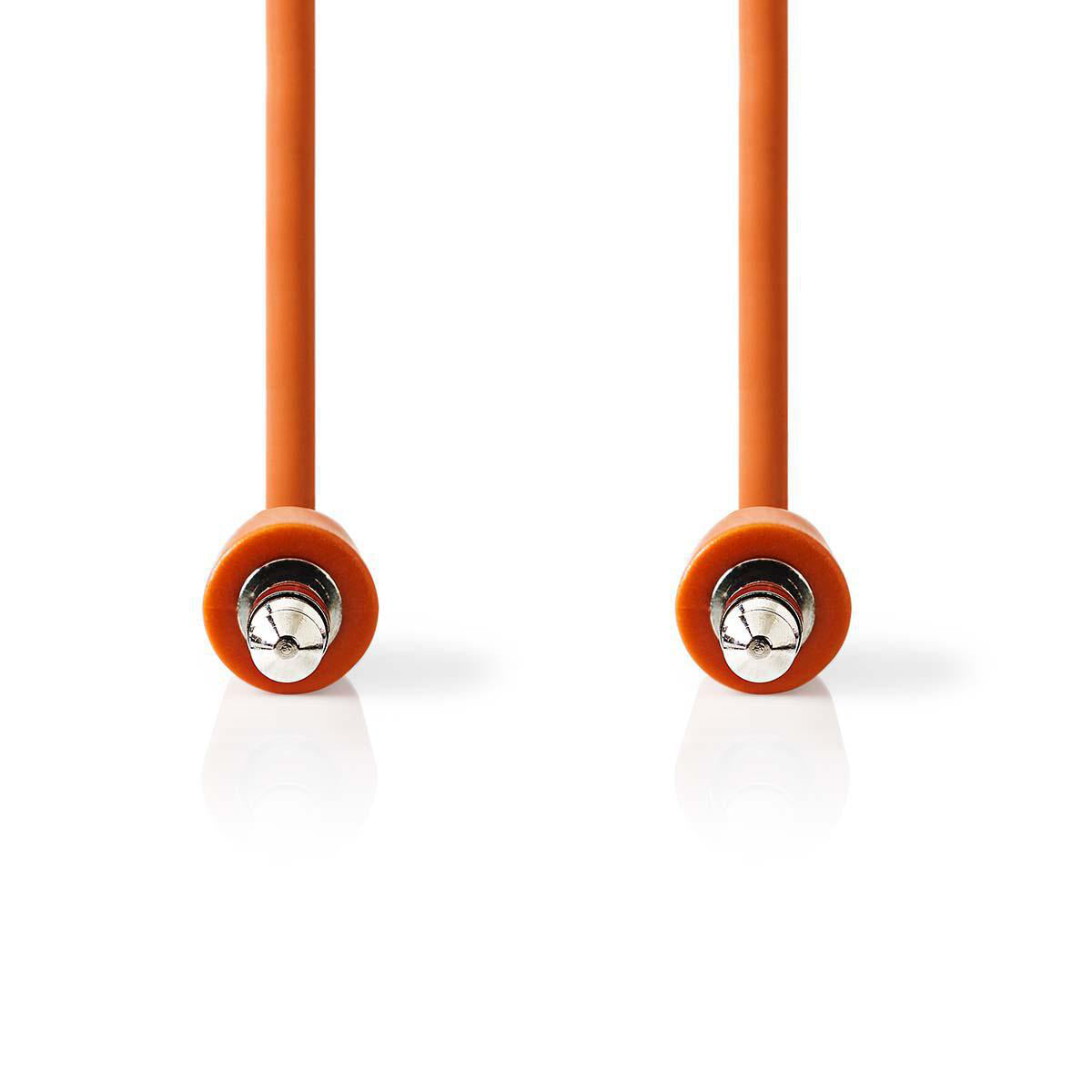 Klinkenkabel 3,5mm Stecker - Stecker orange 1m - MediaKabel