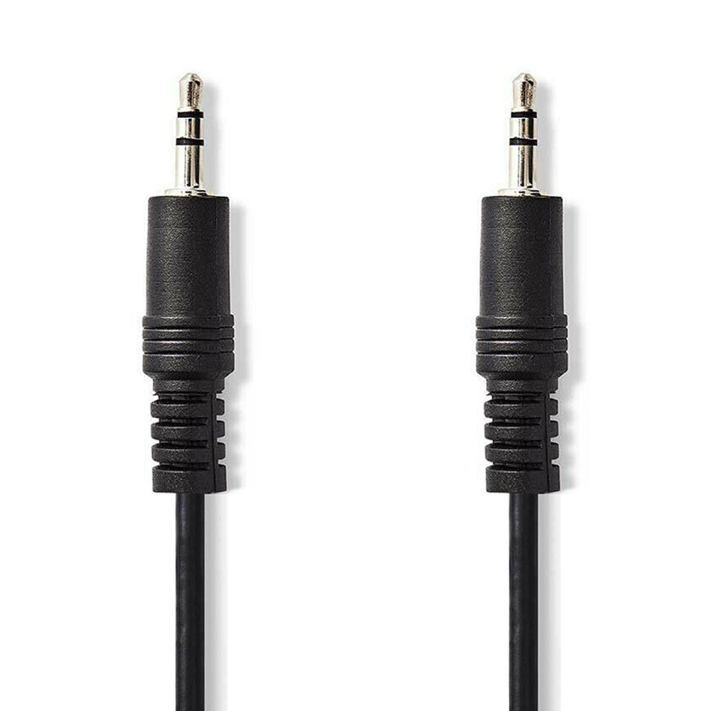 Klinkenkabel 3,5mm Stecker - Stecker schwarz - MediaKabel