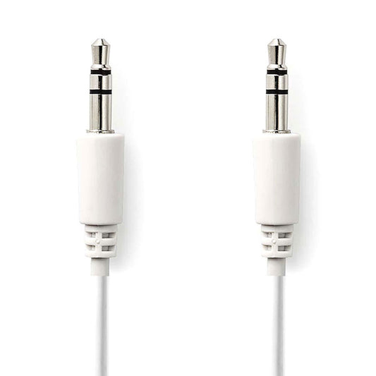 Klinkenkabel 3,5mm Stecker - Stecker weiß 3m - MediaKabel
