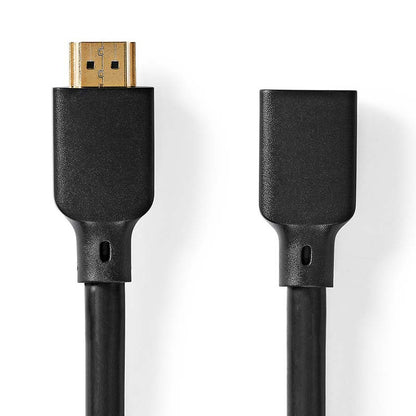 HDMI 2.1 Verlängerung Stecker - Buchse 8K UHD schwarz