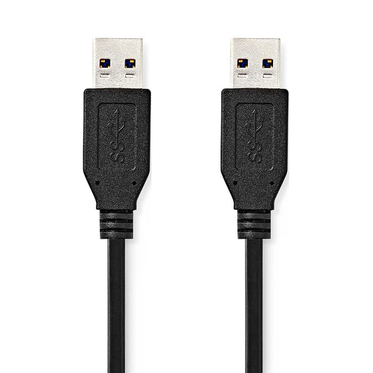 USB 3.2 Kabel Stecker A - Stecker A schwarz