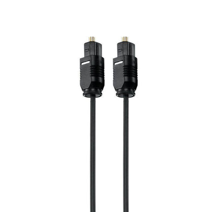 Toslink Kabel ⌀ 2,2mm Stecker - Stecker Schwarz - MediaKabel