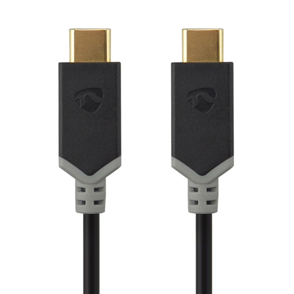 USB 3.2 Kabel Stecker-C auf Stecker-C 100W 10Gbps 1m - MediaKabel