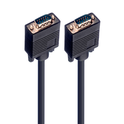 VGA-Kabel 15-polig Stecker - Stecker schwarz - MediaKabel