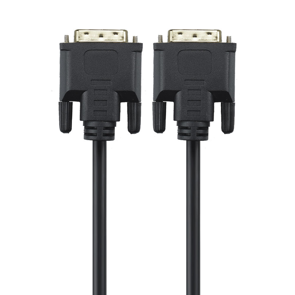 Video Kabel, 2 Meter, DVI-D Dual Link, 24+1 DVI-Stecker, 60 Hertz, 2K, Full HD, 1080p, 1600p, HD, 720p, Schwarz, MediaKabel